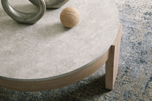 Guystone - Occasional Table Set (Set of 3) - Light Brown Table Sets by Signature Design by Ashley® - Walls Furniture & Mattress