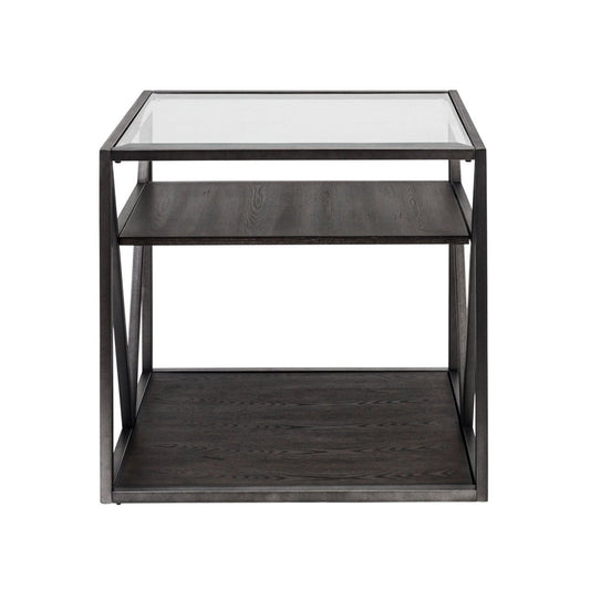 Arista - End Table - Dark Gray End Tables by Liberty Furniture - Walls Furniture & Mattress