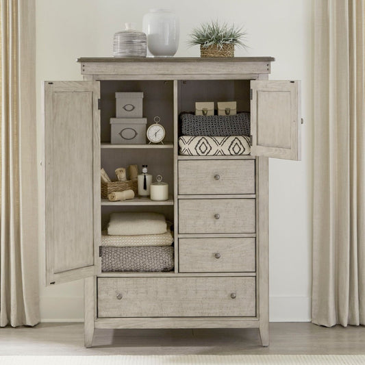 Ivy Hollow - Door Chest - White Door Chests by Liberty Furniture - Walls Furniture & Mattress