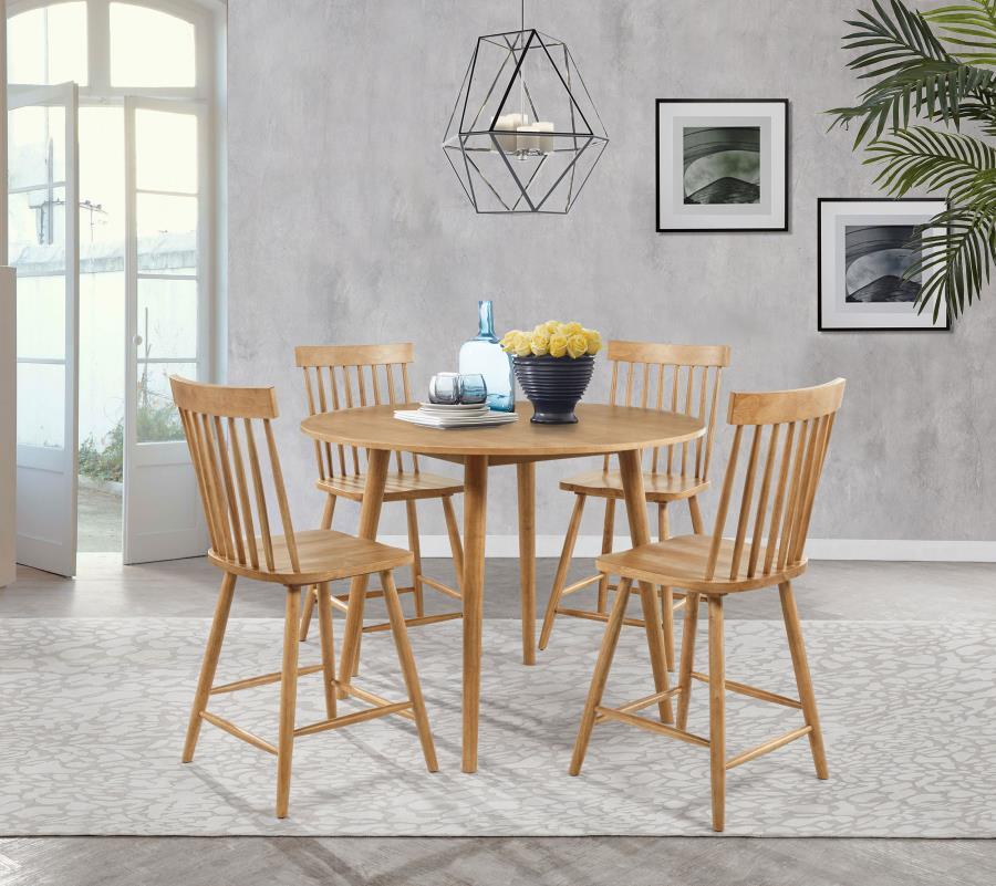 Andrews - Round Counter Dining Set 5 Piece Dining Room Sets by Coaster Fine Furniture - Walls Furniture & Mattress
