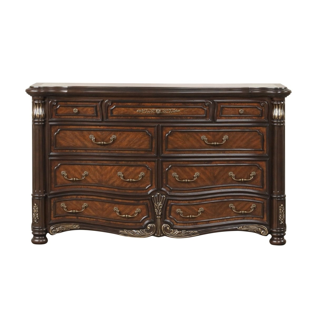 Bella Notte - Dresser - Mahogany Brown Dressers by New Classic - Walls Furniture & Mattress
