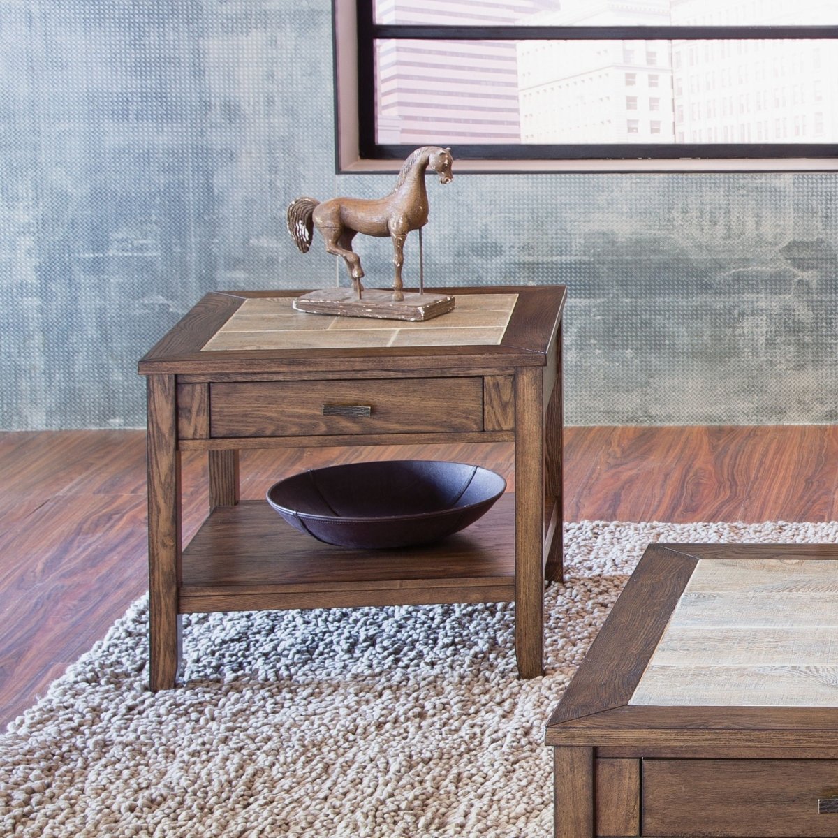 Mesa Valley - End Table - Dark Brown End Tables by Liberty Furniture - Walls Furniture & Mattress