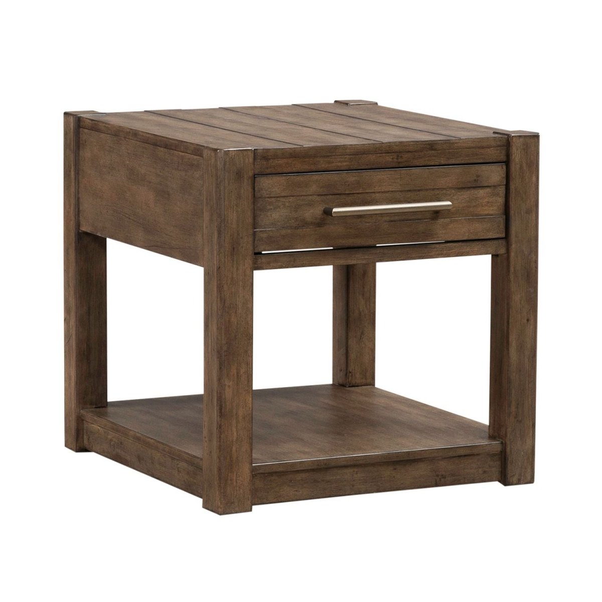 Broadmore - Drawer End Table - Brown End Tables by Liberty Furniture - Walls Furniture & Mattress