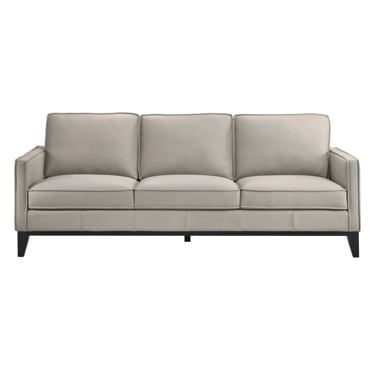 Aaron - Sofa - Mist Gray Stationary Sofas by New Classic - Walls Furniture & Mattress
