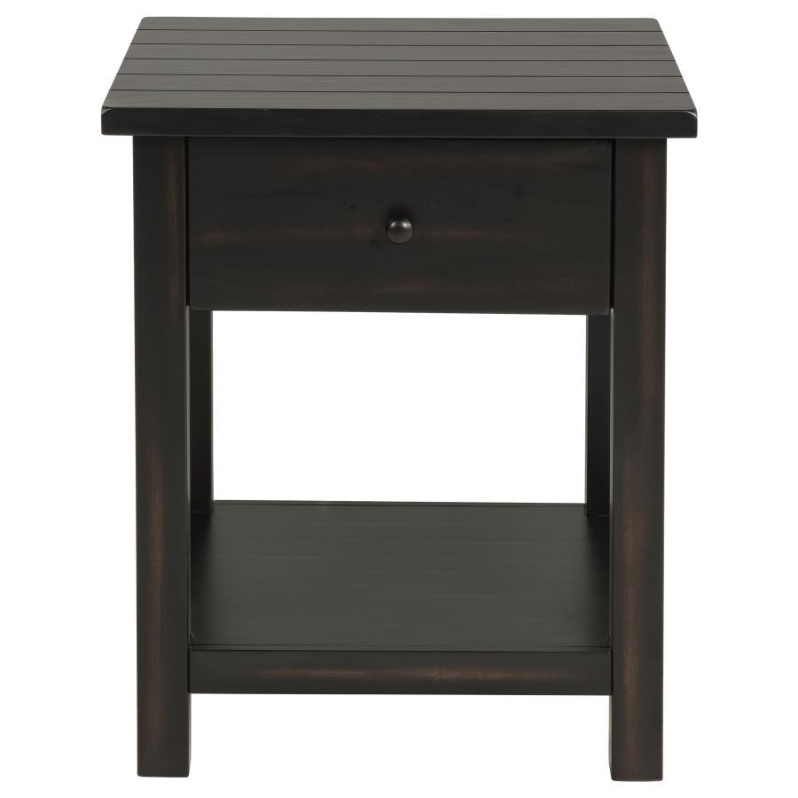 Payne - 1 Drawers Wood End Table with Shelf End Tables by Coaster Fine Furniture - Walls Furniture & Mattress