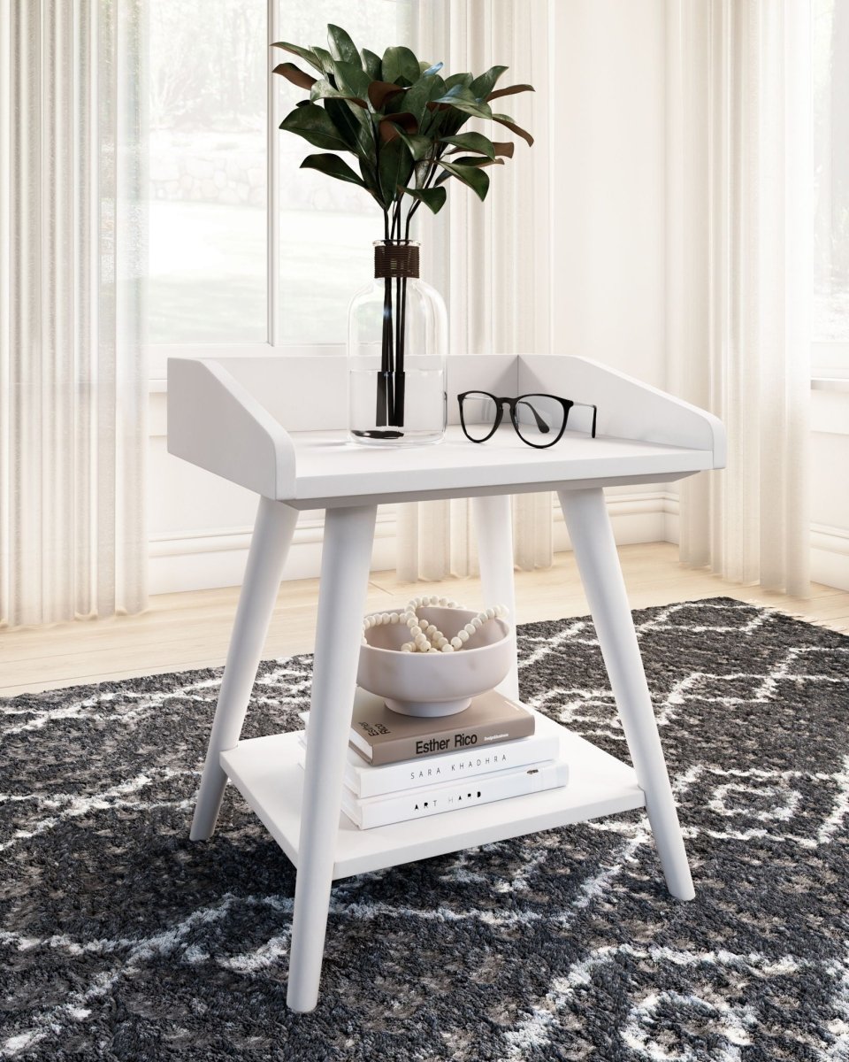 Blariden - Accent Table - White Accent Tables by Signature Design by Ashley® - Walls Furniture & Mattress