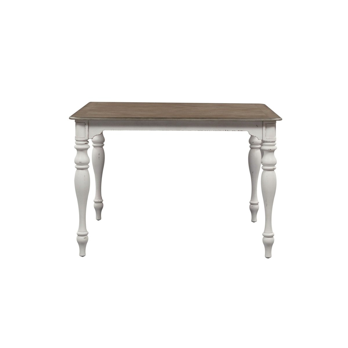 Magnolia Manor - Gathering Leg Table - White Counter Tables by Liberty Furniture - Walls Furniture & Mattress