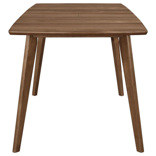 Alfredo - Extension Leaf Dining Table - Natural Walnut Dining Tables with Extensions by CoasterEveryday - Walls Furniture & Mattress