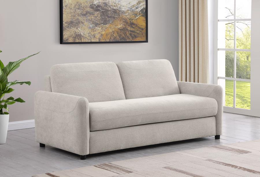 Rylie - Upholstered Sofa Sleeper With Mattress Sleeper Sofas by Coaster Fine Furniture - Walls Furniture & Mattress