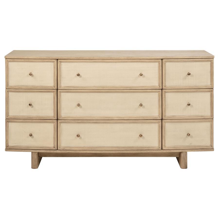 Kailani - 9 - Drawer Dresser Dressers by Coaster Fine Furniture - Walls Furniture & Mattress