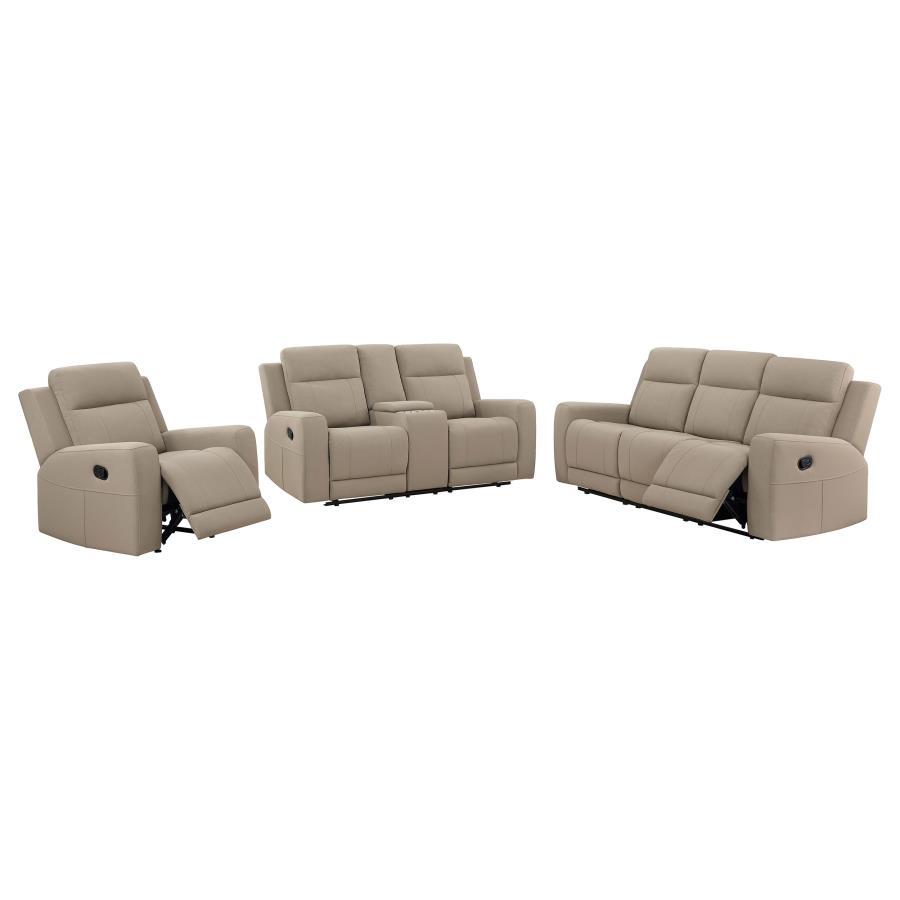 Brentwood - Upholstered Reclining Sofa Set Reclining Sofas & Loveseats by Coaster Fine Furniture - Walls Furniture & Mattress