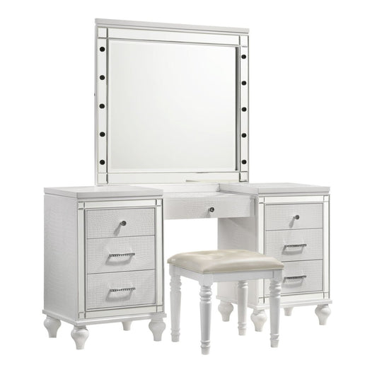 Valentino - Vanity Table Set Vanity Sets by New Classic - Walls Furniture & Mattress