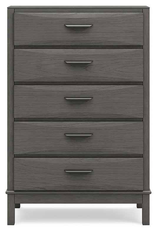 Mazing - Five Drawer Chest - Gray Accent Chests by Signature Design by Ashley® - Walls Furniture & Mattress
