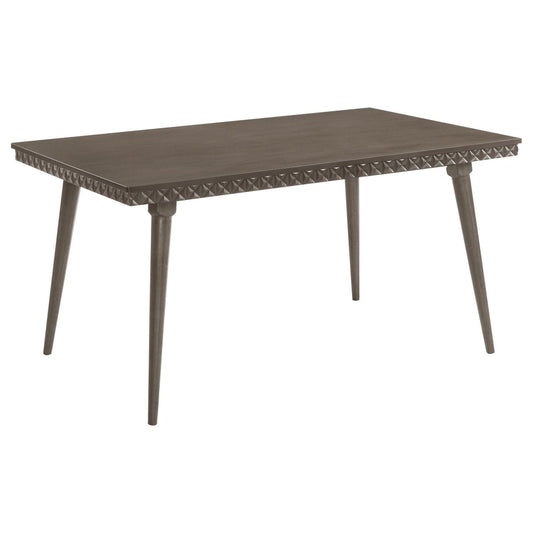Onslow - Rectangular Wood Dining Table - Dark Brown Dining Tables by Coaster Fine Furniture - Walls Furniture & Mattress