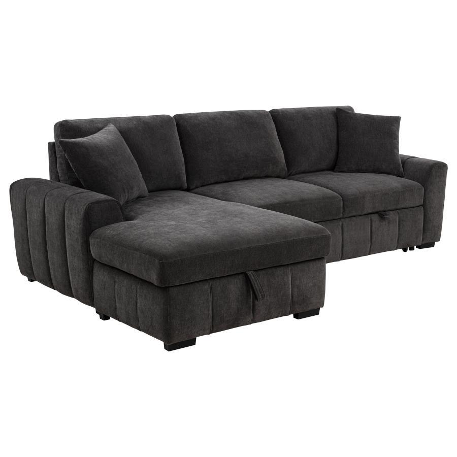 Pastrana - Upholstered Sleeper Sectional Sofa Sleeper Sectionals by Coaster Fine Furniture - Walls Furniture & Mattress