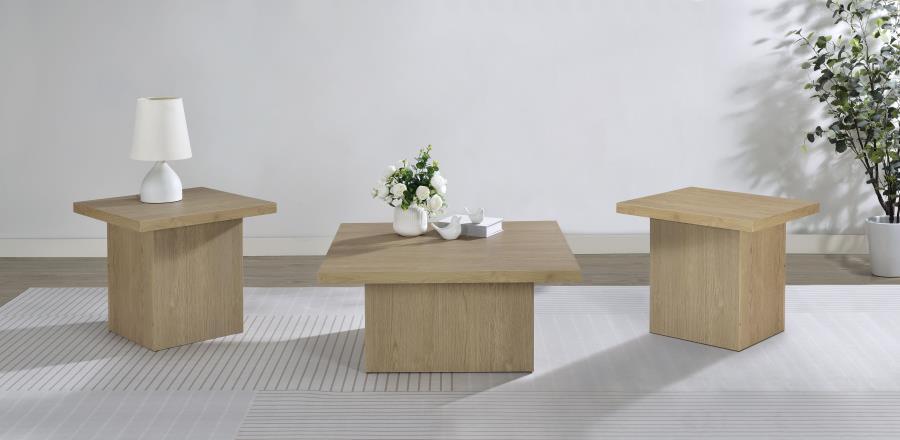 Devar - Square Coffee Table Set Table Sets by Coaster Fine Furniture - Walls Furniture & Mattress
