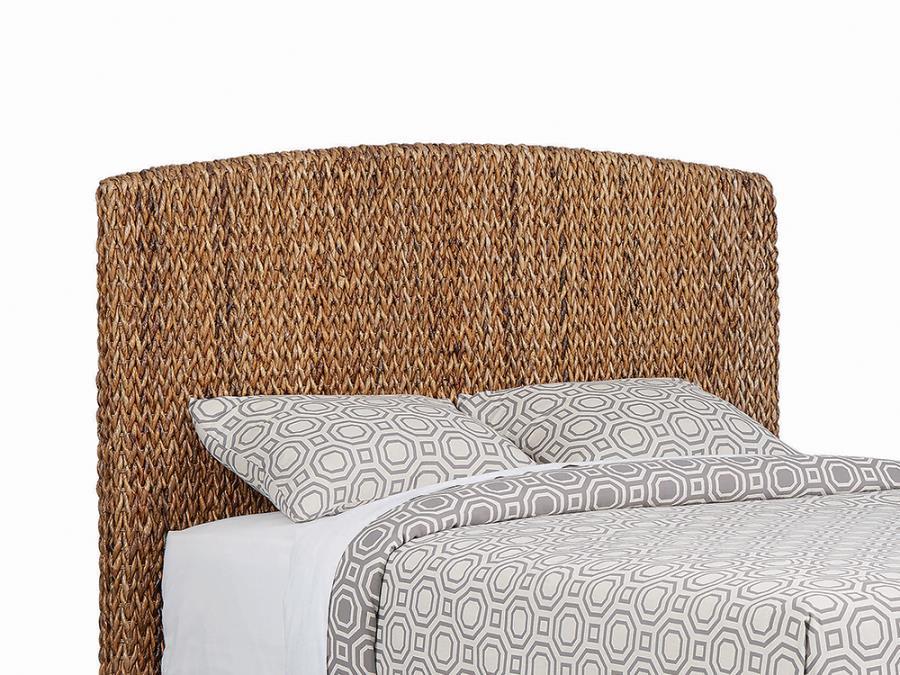 Laughton - Woven Banana Leaf Headboard Upholstered Headboards by CoasterEssence - Walls Furniture & Mattress