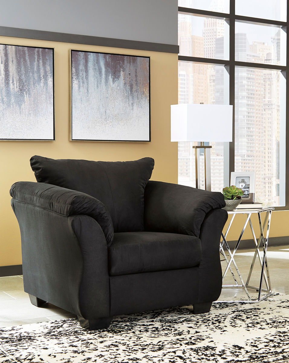 Darcy - Chair With Ottoman Stationary Chair & Ottoman by Signature Design by Ashley® - Walls Furniture & Mattress