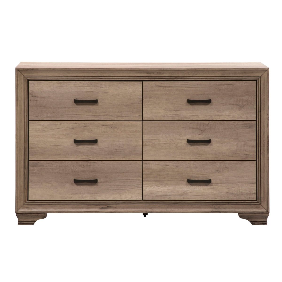 Sun Valley - 6 Drawer Dresser - Light Brown Dressers by Liberty Furniture - Walls Furniture & Mattress
