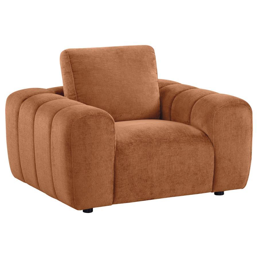 Burnett - Chenille Upholstered Accent Chair Arm Chairs by Coaster Fine Furniture - Walls Furniture & Mattress
