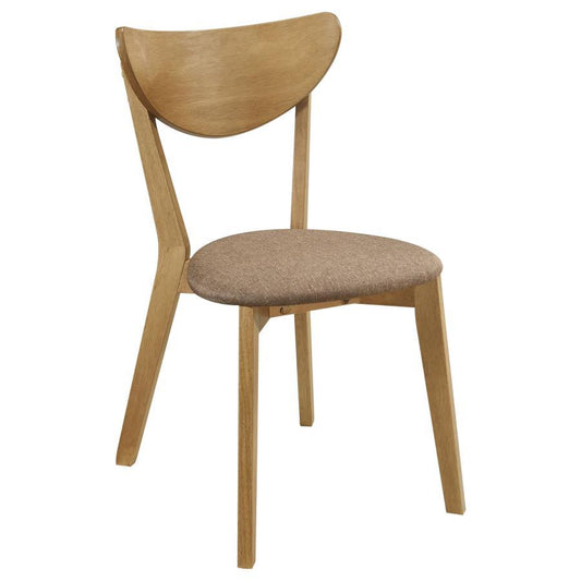 Elowen - Wood Dining Side Chair (Set of 2) - Light Walnut Chair Sets by Coaster Fine Furniture - Walls Furniture & Mattress