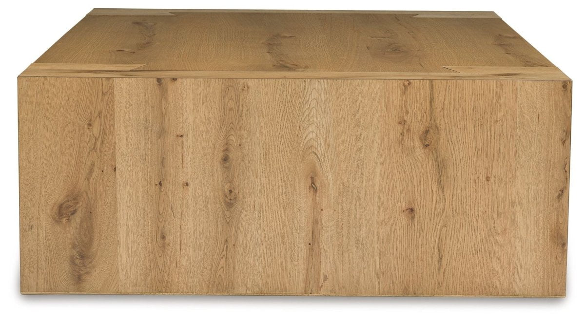 Bracken - Light Brown - Rectangular Cocktail Table Cocktail Tables by Luxe - Walls Furniture & Mattress