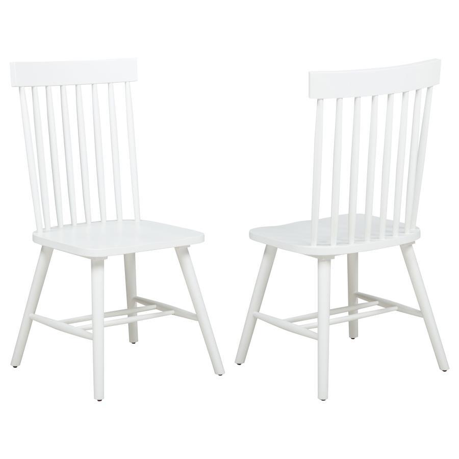 Andrews - Windsor Spindle Back Dining Side Chair (Set of 2) Chair Sets by Coaster Fine Furniture - Walls Furniture & Mattress