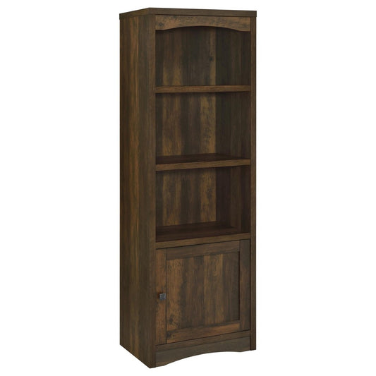 Laughlin - 3 Shelf Engineered Wood Media Tower Standard Bookcases by CoasterEveryday - Walls Furniture & Mattress