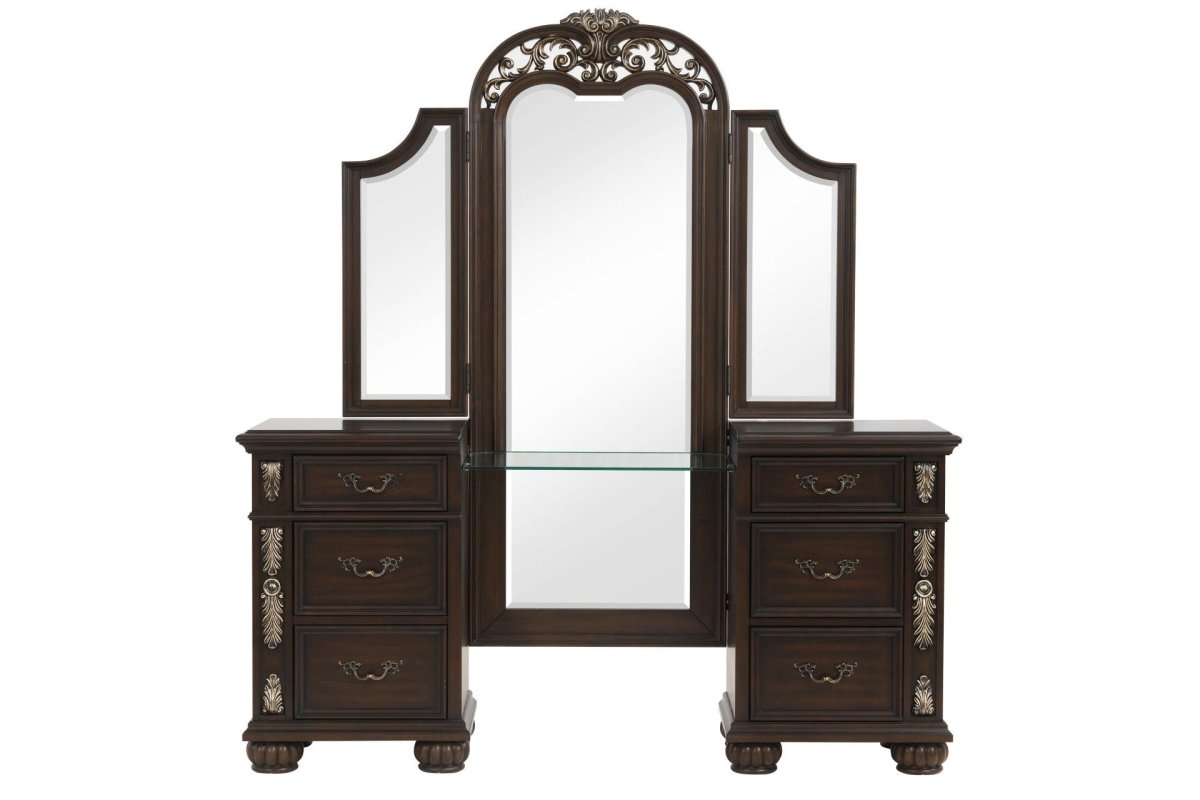 Maximus - Vanity Table Mirror - Madeira Vanity Mirrors by New Classic - Walls Furniture & Mattress