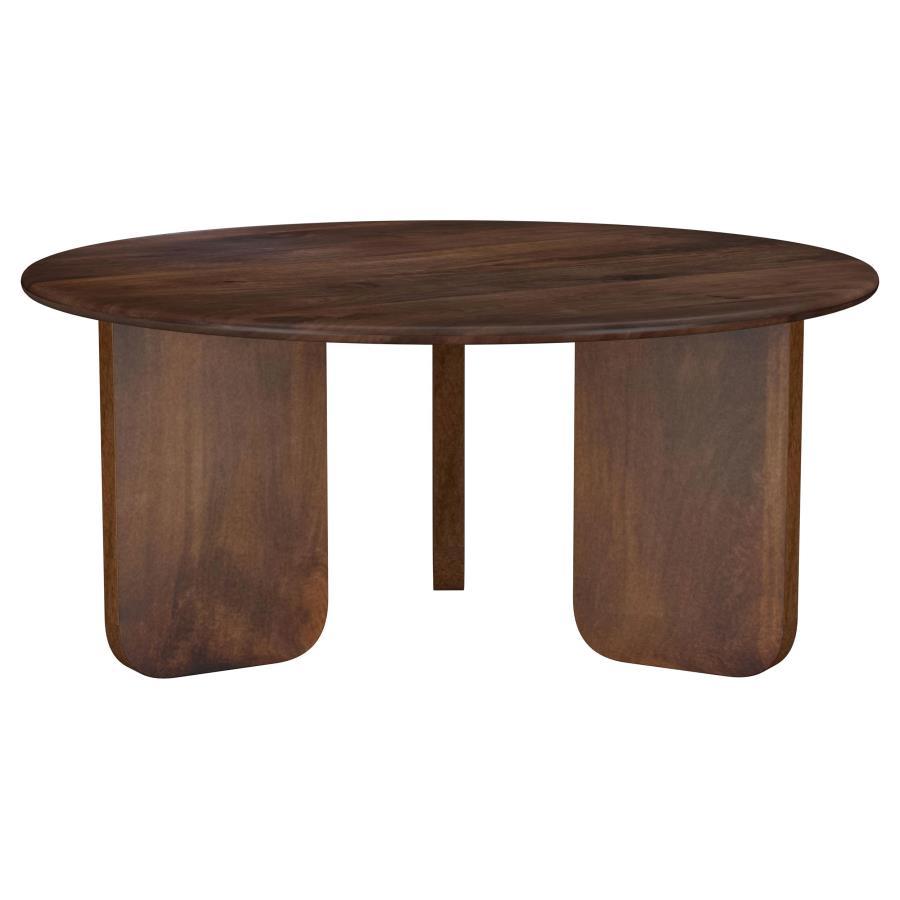 Dale - Round Solid Mango Wood Table End Tables by Coaster Fine Furniture - Walls Furniture & Mattress