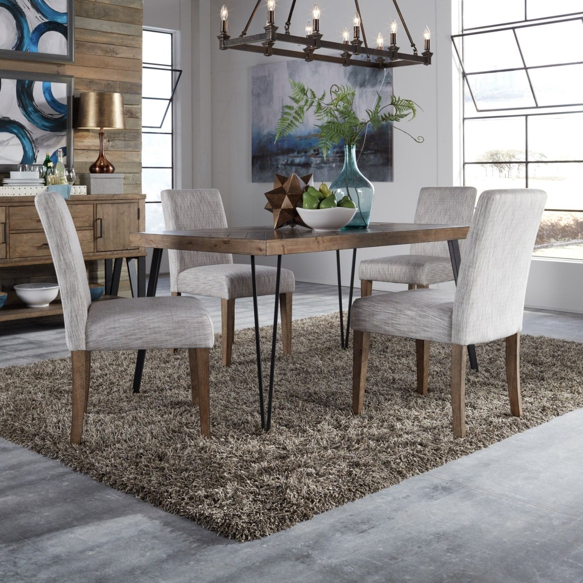Horizons - Rectangular Table Set 5 Piece Dining Room Sets by Liberty Furniture - Walls Furniture & Mattress