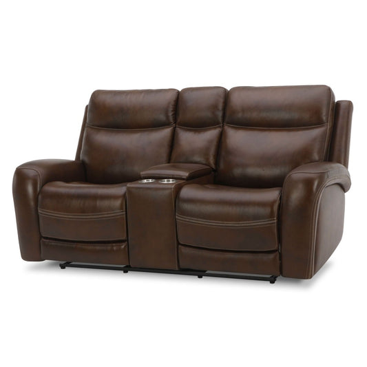 Blair - Loveseat With Console P2 & ZG - Cognac Reclining Loveseats by Liberty Furniture - Walls Furniture & Mattress