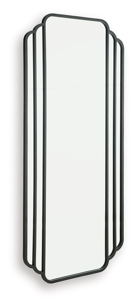 Antigone - Black - Floor Mirror Floor Mirrors by Signature Design by Ashley® - Walls Furniture & Mattress