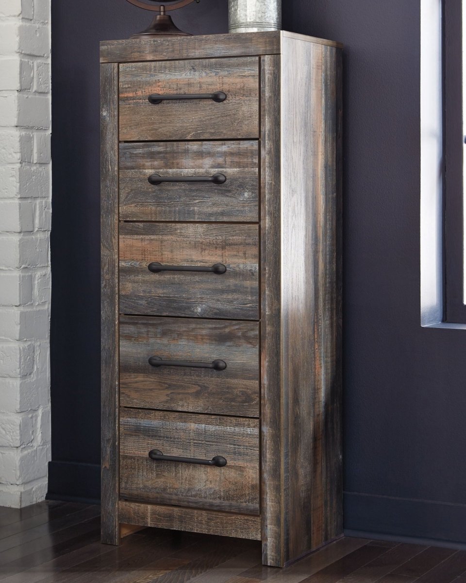 Drystan - Narrow Chest - Brown / Beige Accent Chests by Signature Design by Ashley® - Walls Furniture & Mattress