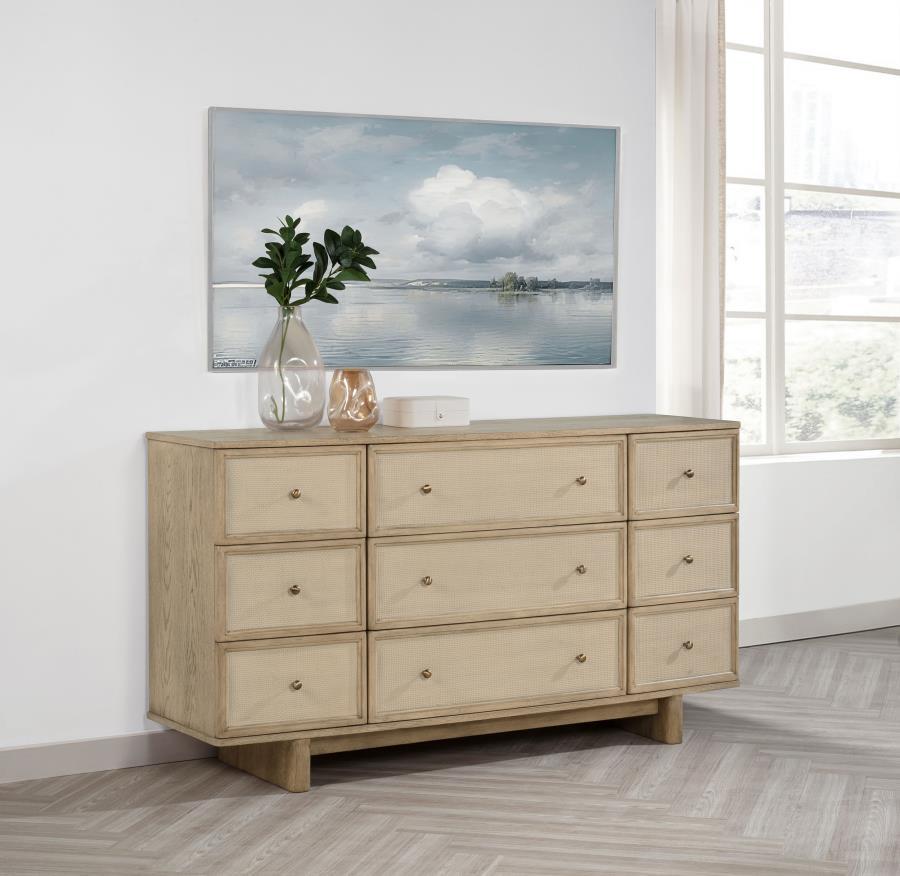 Kailani - 9 - Drawer Dresser Dressers by Coaster Fine Furniture - Walls Furniture & Mattress