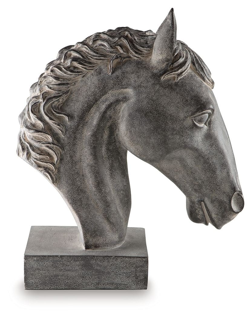 Carnlow - Sculpture - Antique Black Sculptures & Figurines by Signature Design by Ashley® - Walls Furniture & Mattress