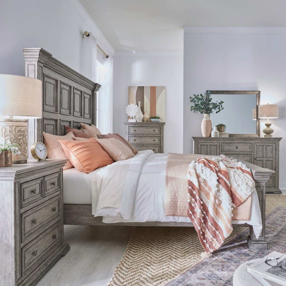 Big Valley - Bedroom Set 3 Piece Bedroom Sets by Liberty Furniture - Walls Furniture & Mattress