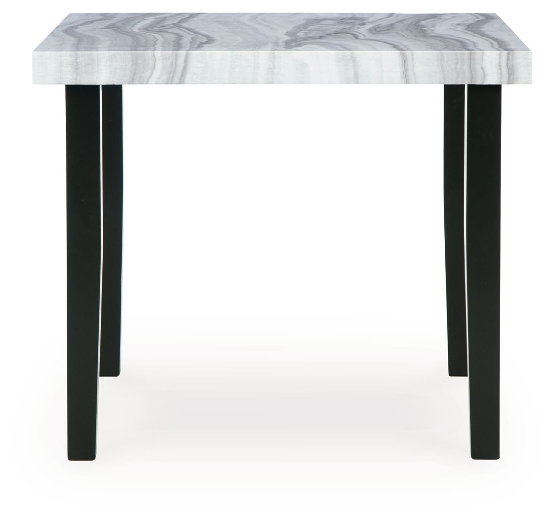 Mervannie - Square Dining Room Counter Table - Gray / Black Counter Tables by Signature Design by Ashley® - Walls Furniture & Mattress