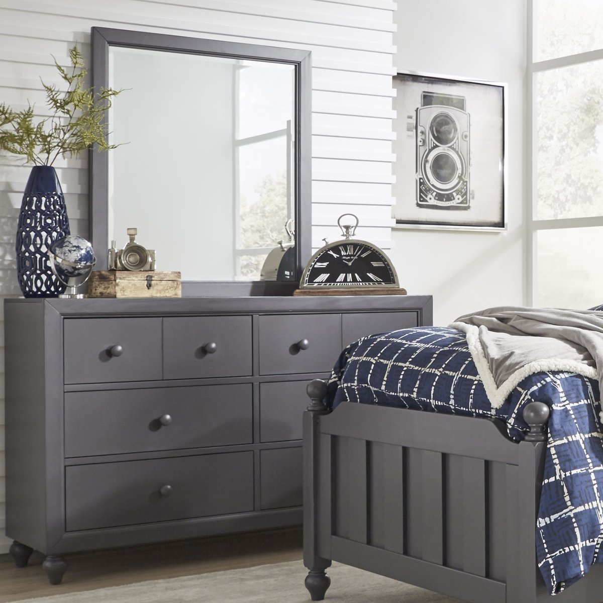 Cottage View - Dresser & Mirror Dresser & Mirror by Liberty Furniture - Walls Furniture & Mattress