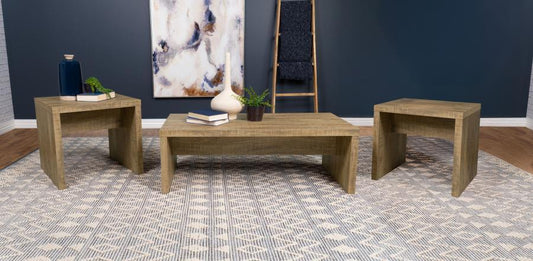 Lynette - Rectangular Coffee Table Set Table Sets by Coaster Fine Furniture - Walls Furniture & Mattress