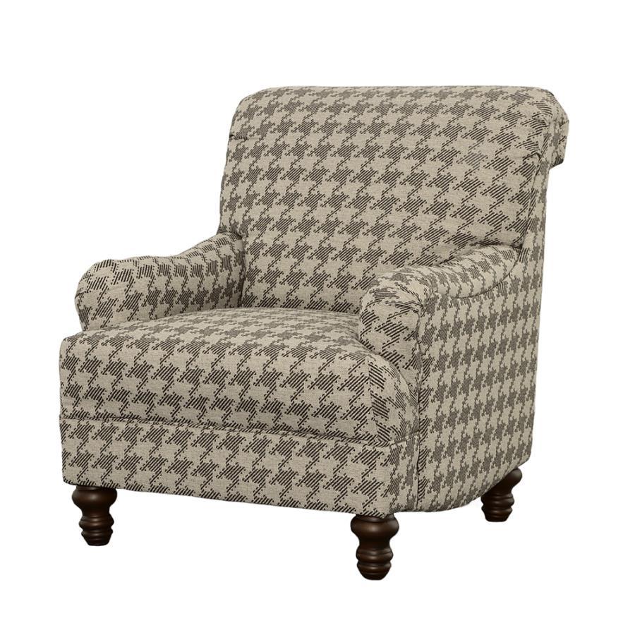 Glenn - Upholstered English Arm Accent Chair Arm Chairs by CoasterElevations - Walls Furniture & Mattress