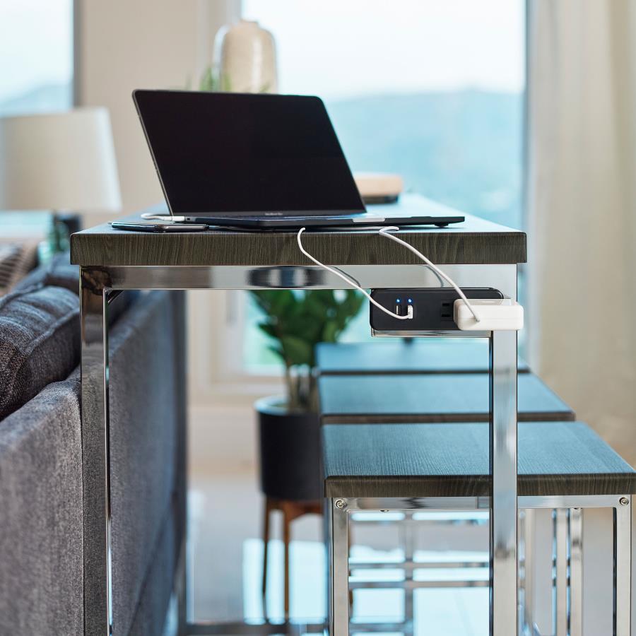 Cassidy - 4 Piece Counter Height Dining Table Set - Dark Oak 4 Piece Dining Room Sets by CoasterEveryday - Walls Furniture & Mattress