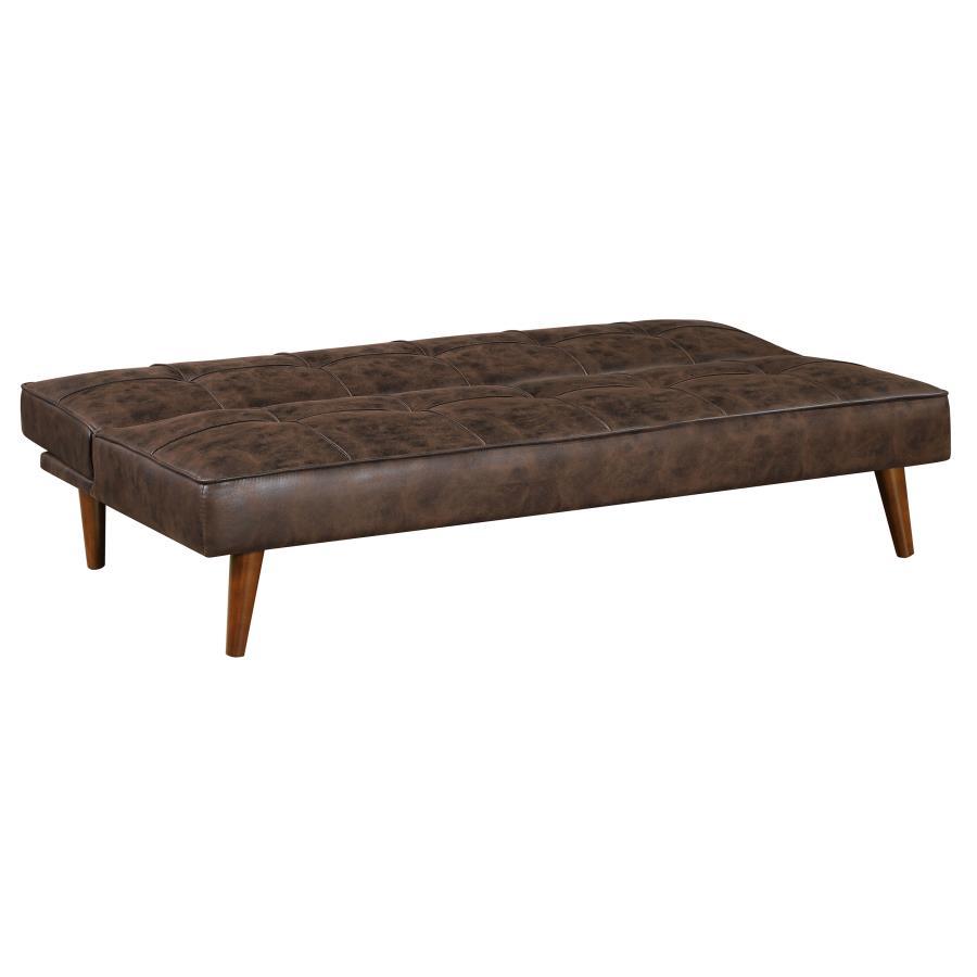 Jenson - Upholstered Tufted Convertible Sofa Bed Futon Sofas by Coaster Fine Furniture - Walls Furniture & Mattress