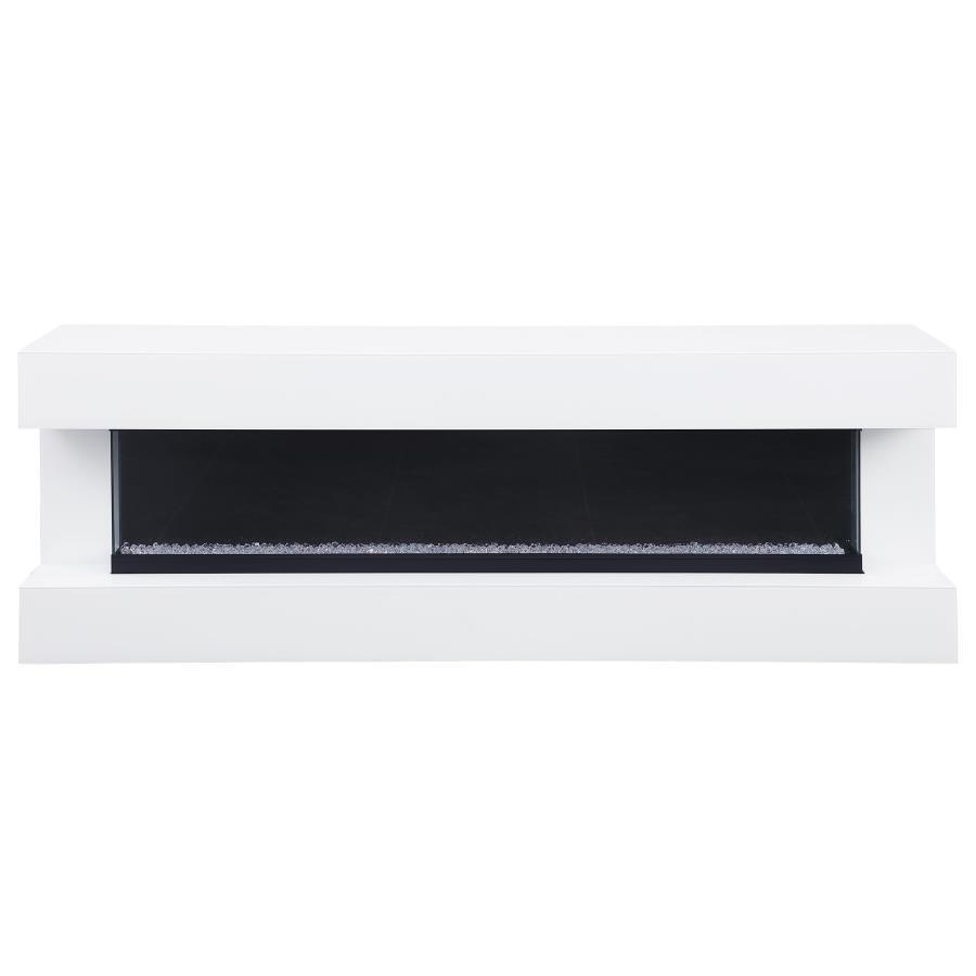 Vallerie - TV Stand With Visual Flame Box TV Stands by Coaster Fine Furniture - Walls Furniture & Mattress