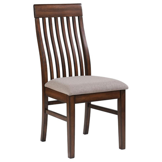 Briarwood - Wood Dining Side Chair (Set of 2) - Mango Oak Chair Sets by Coaster Fine Furniture - Walls Furniture & Mattress