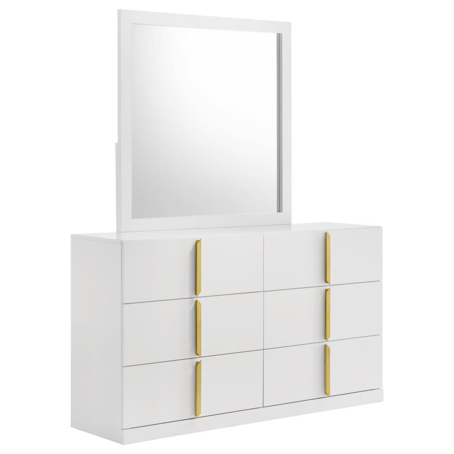 Ines - 6 - Drawer Bedroom Dresser Cabinet Dressers by Coaster Fine Furniture - Walls Furniture & Mattress