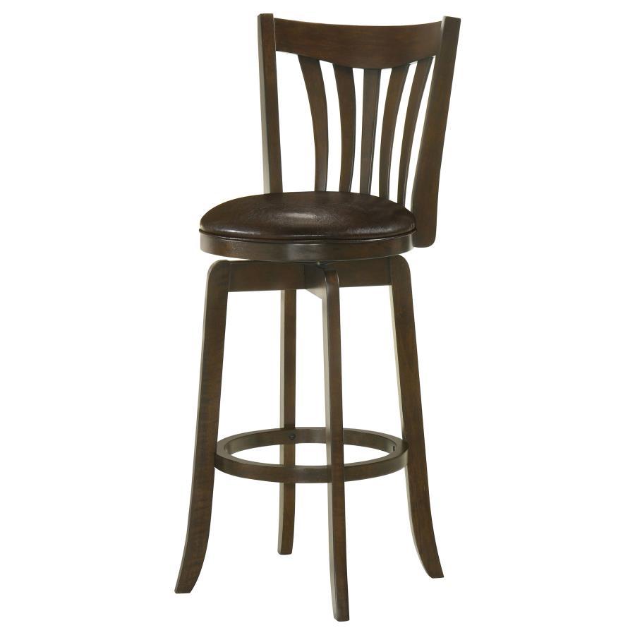 Lambert - Wood Height Swivel Bar Chair Counter Height (24" - 27") by Coaster Fine Furniture - Walls Furniture & Mattress