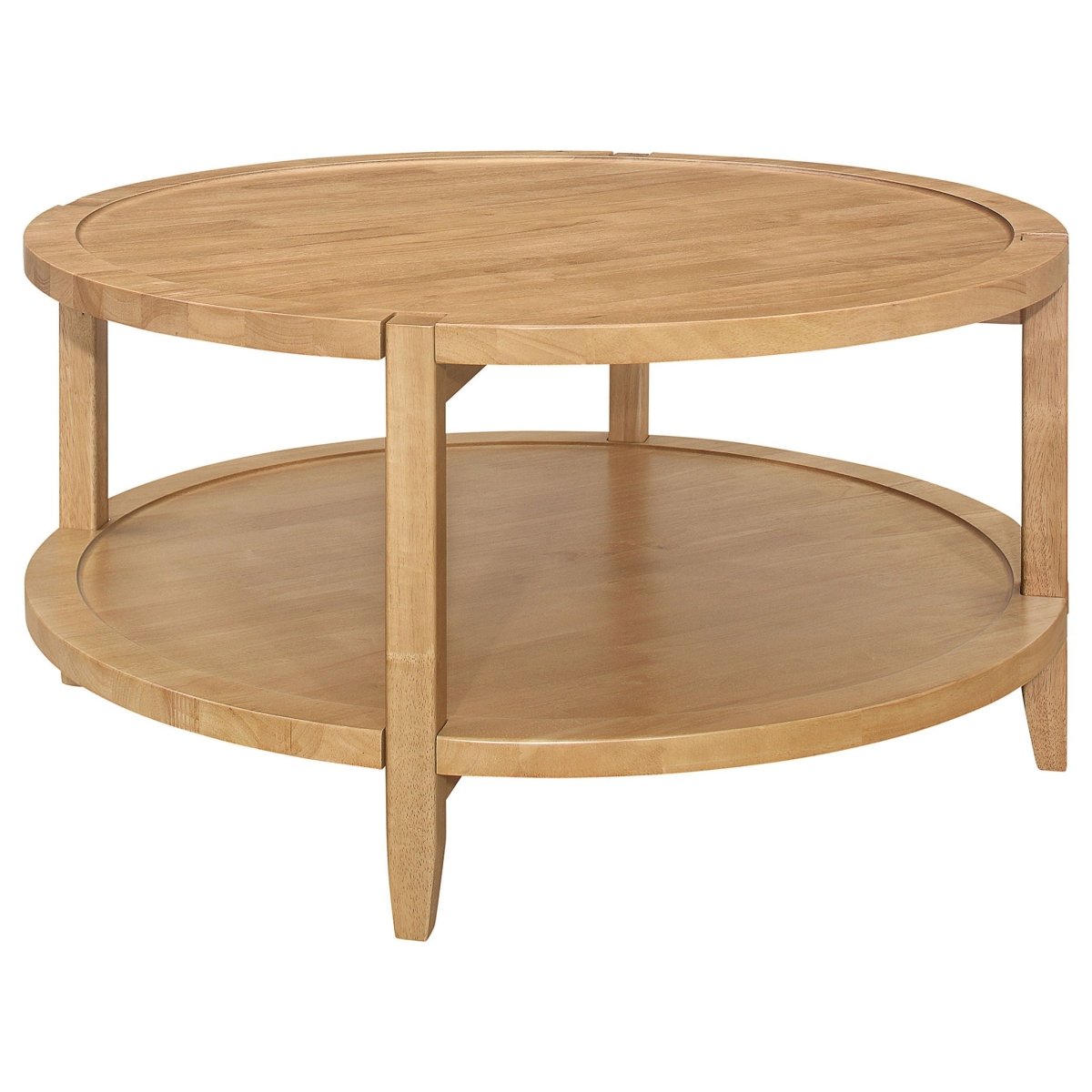 Camillo - Round Solid Wood Table End Tables by Coaster Fine Furniture - Walls Furniture & Mattress