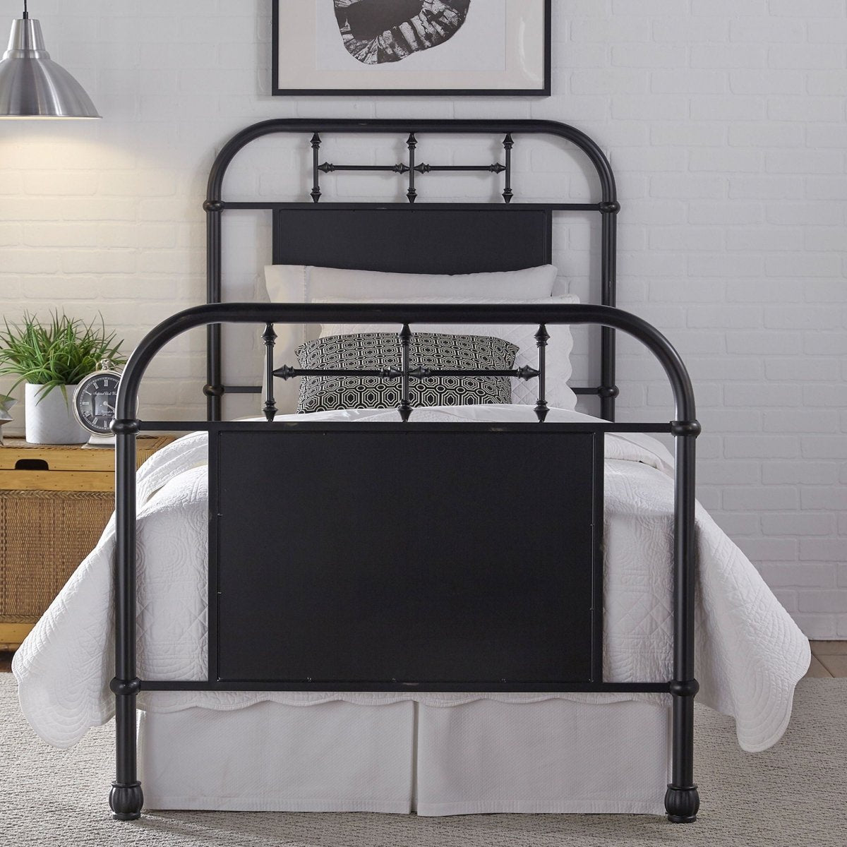 Vintage Series - Metal Bed Panel Beds by Liberty Furniture - Walls Furniture & Mattress