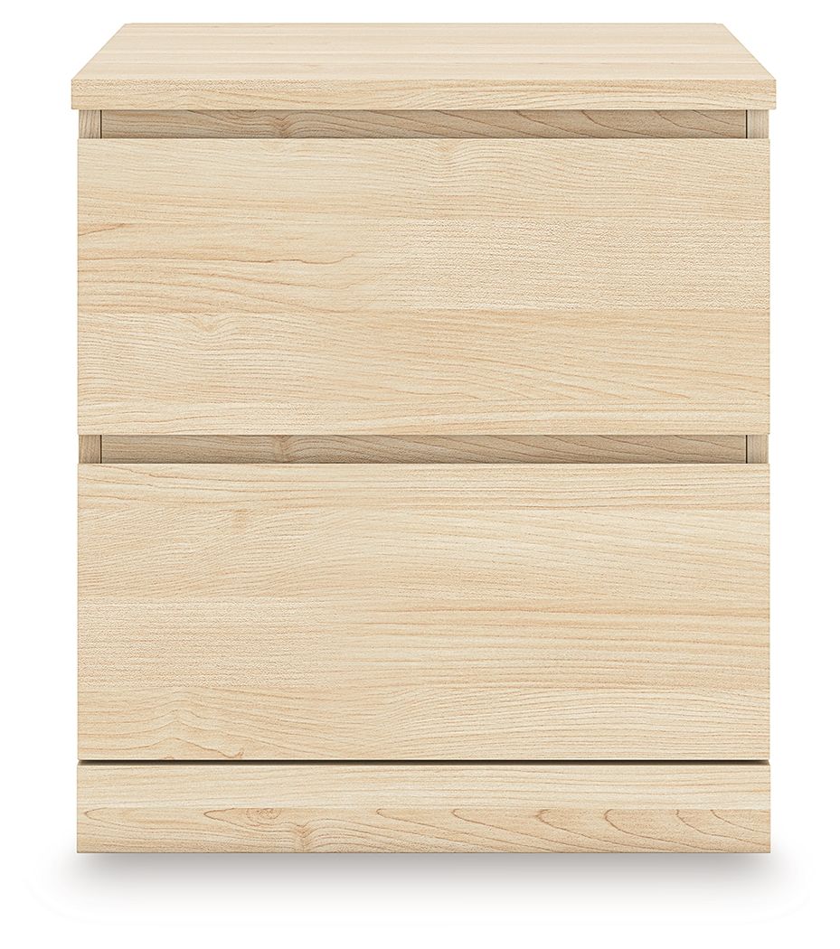 Onita - Two Drawer Night Stand Accent Nightstands by Signature Design by Ashley® - Walls Furniture & Mattress